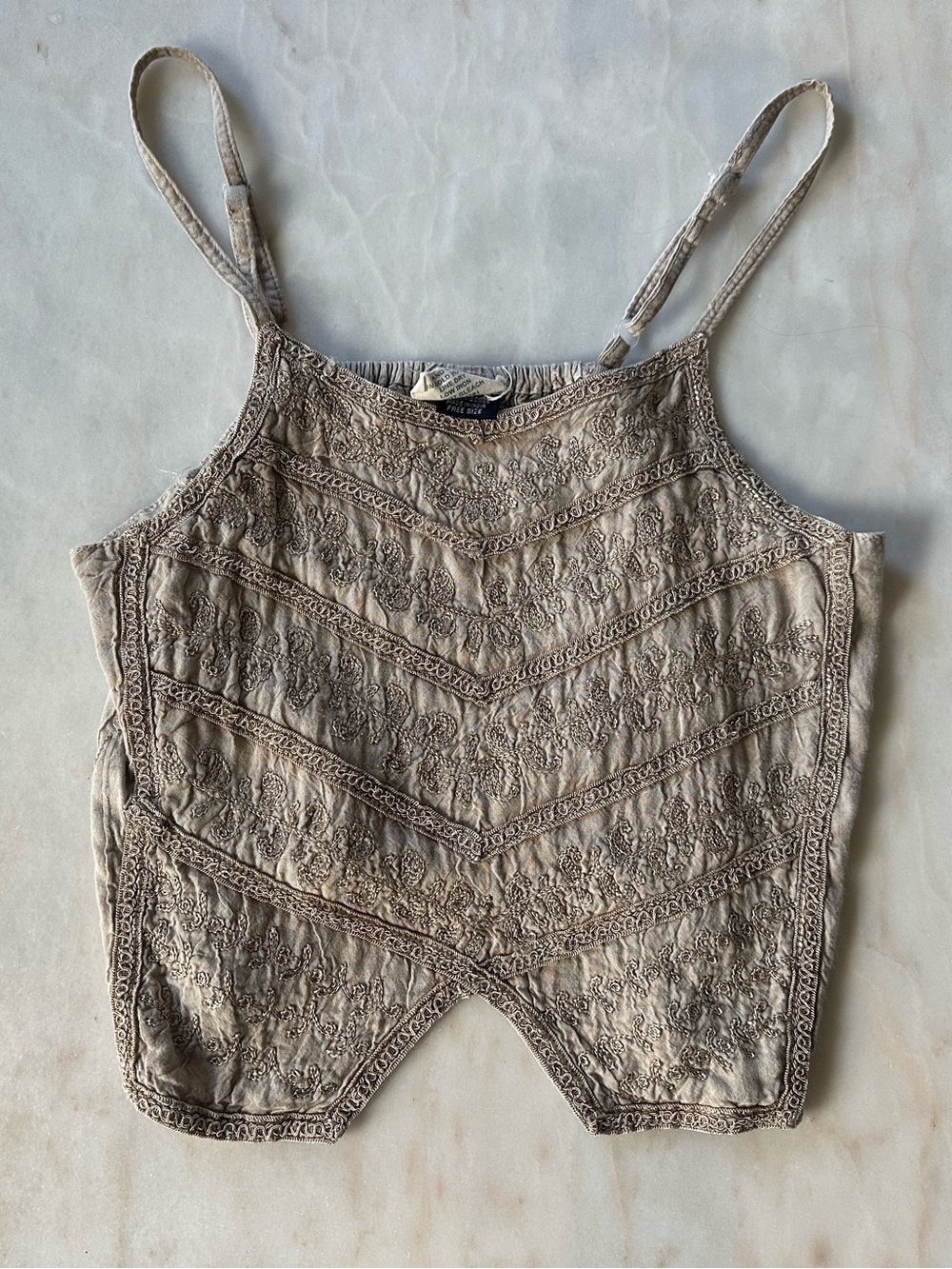Ocean Queen Hawaii Embroidered Camisole